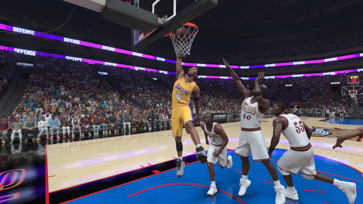 2000-2001 Lakers VS Sixers 

That Allen Iverson &amp; Kobe Bryant matchup was always a treat to watch! 🍿 

I really loved this era of basketball! You just had to be there! 🔥 

Screenshots by me from 2K26 📷.