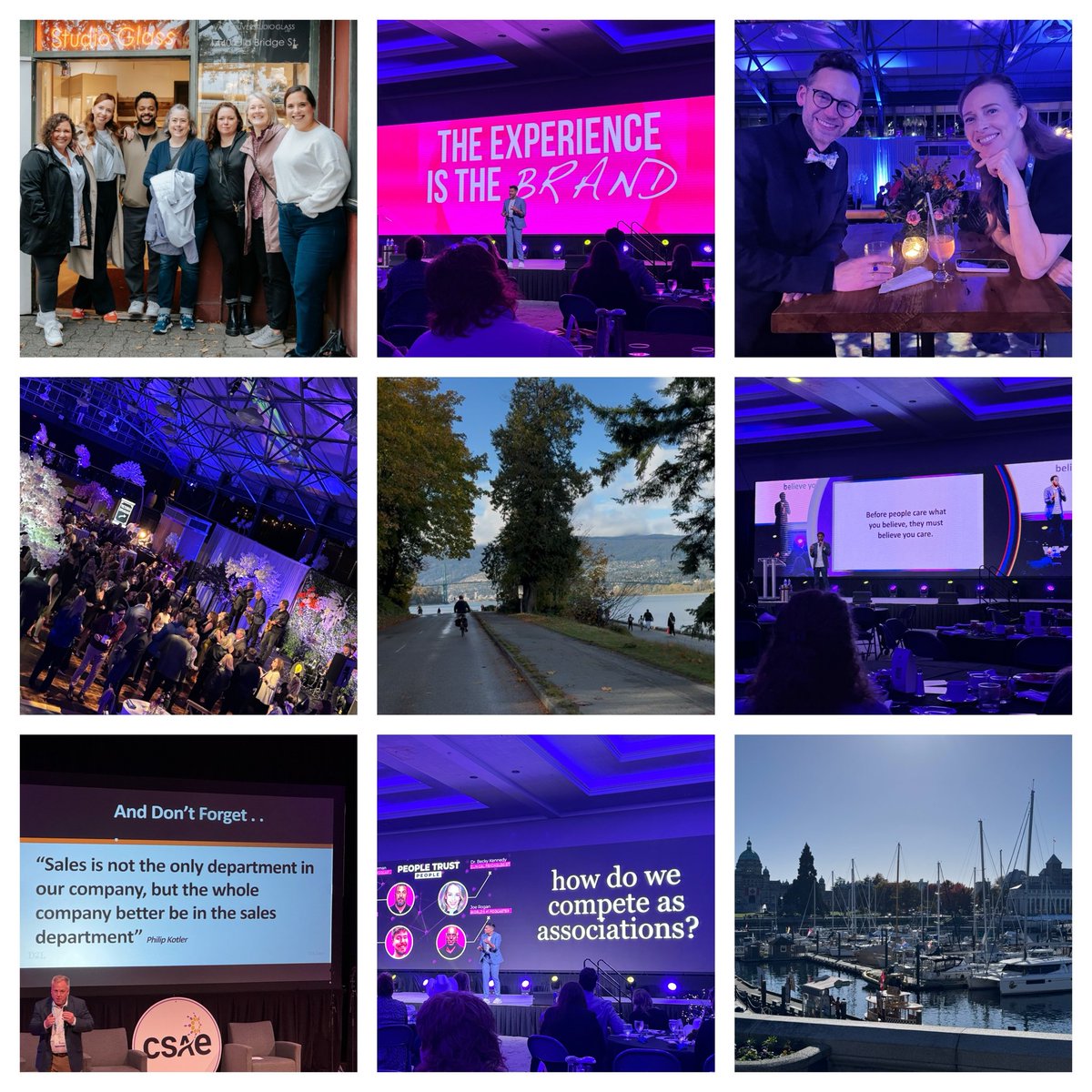 Incredible time in Vancouver &amp; Victoria for site visits &amp; the <a href="/CSAETrillium/">CSAE Trillium</a> Conference. Thoughtful discussions to grow as association executives, new contacts made &amp; breathtaking views of beautiful BC. Congrats to the planning team. Keep the momentum! 👊