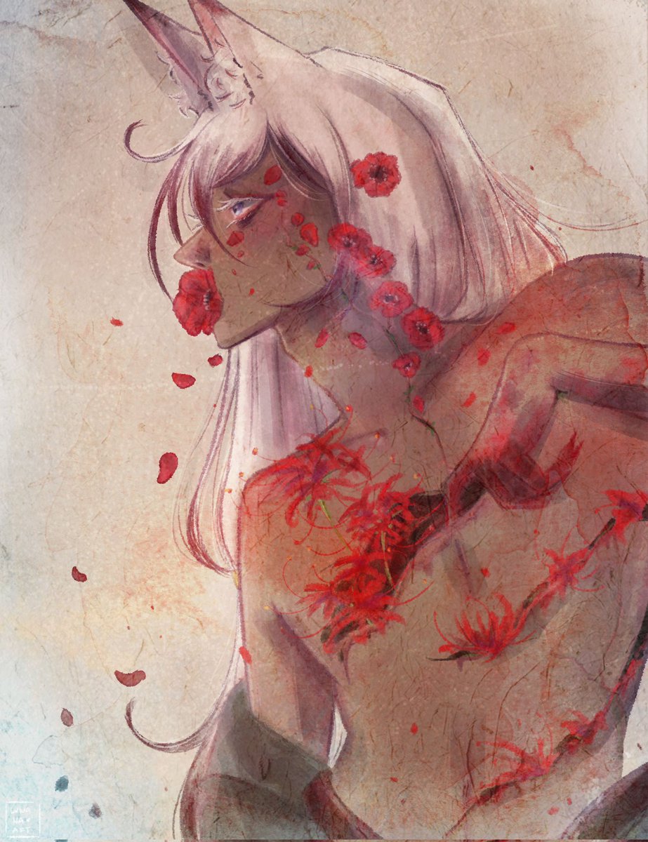 /ʜᴀɴᴀʜᴀᴋɪ ᴅɪꜱᴇᴀꜱᴇ/

ᴀ ᴅɪꜱᴇᴀꜱᴇ ᴡʜᴇʀᴇ ꜰʟᴏᴡᴇʀꜱ ꜱᴘʀᴏᴜᴛ ꜰʀᴏᴍ ᴡɪᴛʜɪɴ ᴛʜᴇ ʙᴏᴅʏ, ᴍᴀᴋɪɴɢ ʙʀᴇᴀᴛʜɪɴɢ ᴅɪꜰꜰɪᴄᴜʟᴛ ʀᴇꜱᴜʟᴛɪɴɢ ɪɴ ᴅᴇᴀᴛʜ. 
ɪᴛ ɪꜱ ᴛʏᴘɪᴄᴀʟʟʏ ᴄᴀᴜꜱᴇᴅ ʙʏ ᴜɴʀᴇQᴜɪᴛᴇᴅ ʟᴏᴠᴇ.

#ShiroChVT #shillustrate