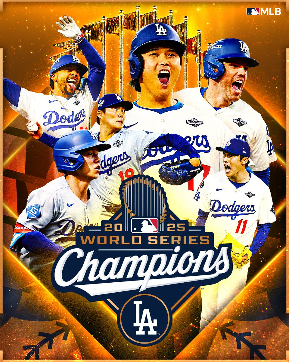 다저스가 불가능을 해냈습니다!🔥
21세기 최초로 월드 시리즈 2년 연속 우승을 거둔 다저스🏆🏆
다저스에게 진심으로 축하를 전합니다!🎉🎉
#2025월드시리즈 #MLB #야구