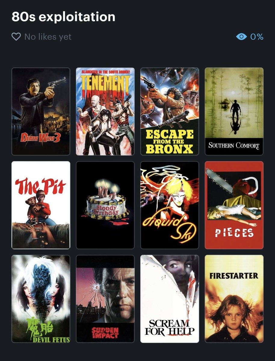 Post 12 of your favorite exploitation flicks of the 1980s