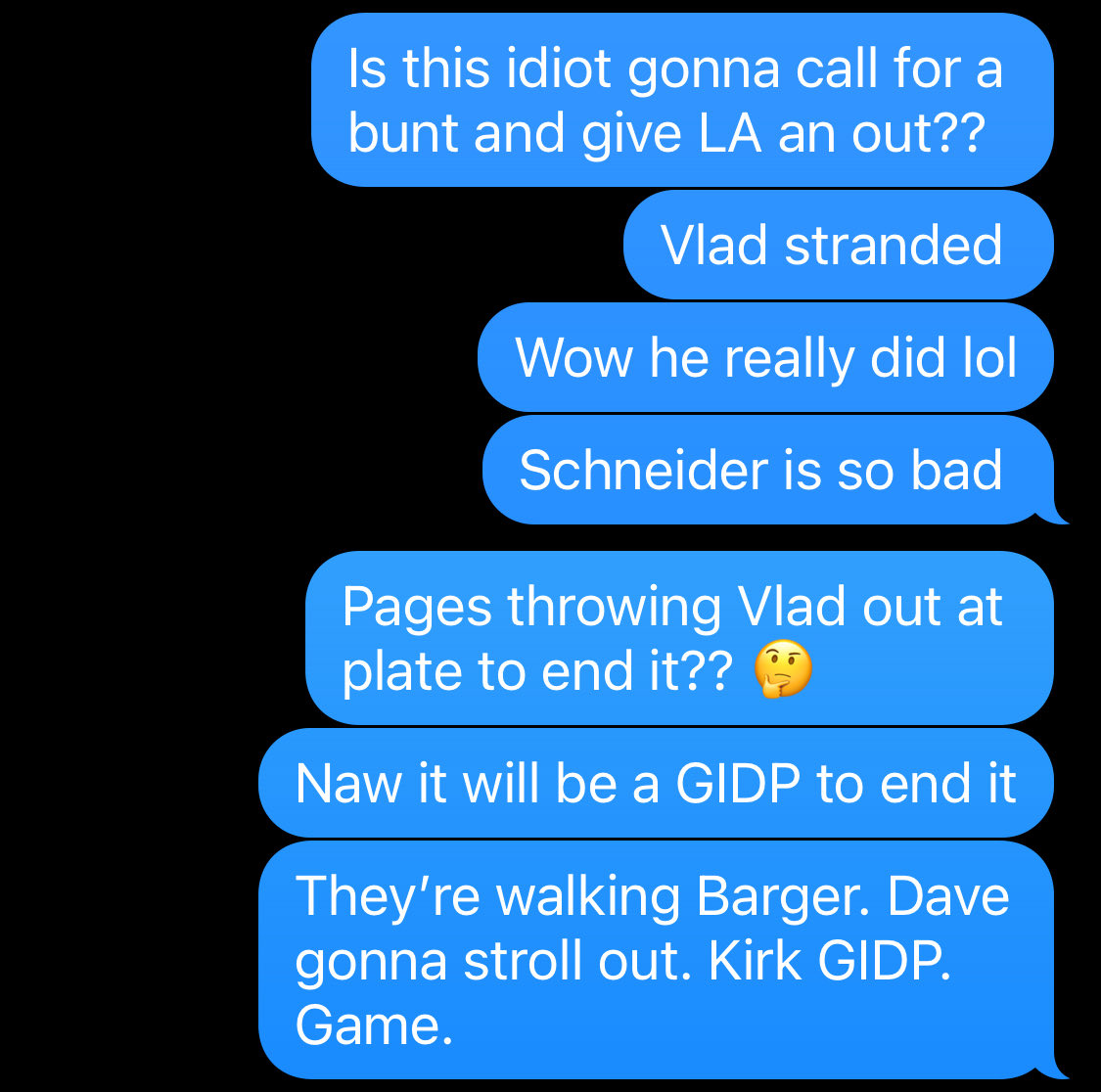 Me talking to myself called it 😂