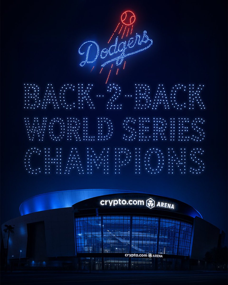 BACK TO BACK! Congrats @dodgers