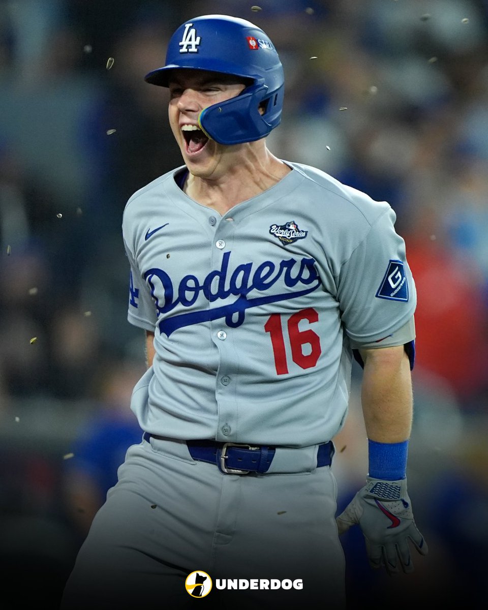 UnderdogMLB's tweet image. DODGERS ARE BACK TO BACK WORLD SERIES CHAMPIONS.