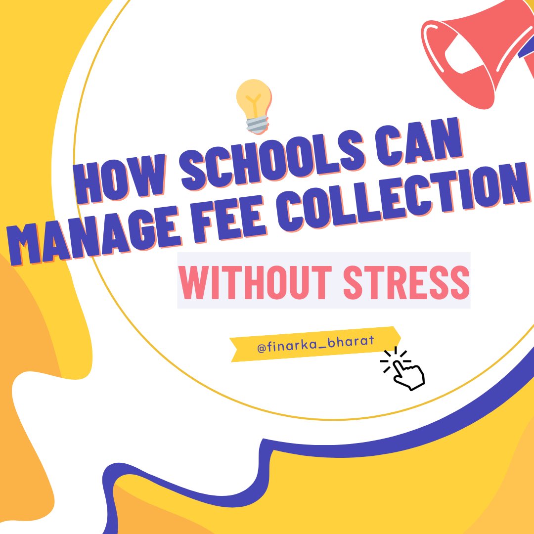 finarka_bharat's tweet image. Managing school fee collection doesn’t have to be chaotic! 🎯
When systems are clear, transparent &amp;amp; digital — stress reduces and efficiency increases 💼✨
Let’s make school finances simpler. 💛
#SchoolManagement #SchoolFinance #FeeCollection #EdTechIndia #SchoolAdmin #SmartSchool