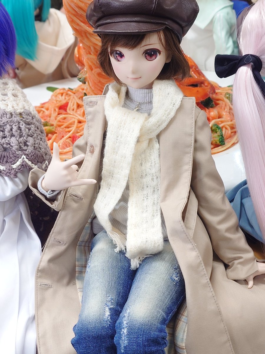 xmos_sunx's tweet photo. 今回は寒いのでちょっとあったかめのおようふく https://t.co/jYwdBQlHdJ