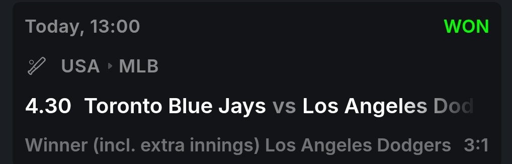 BenjoS0L's tweet image. Dodgers were 3-1 down. Who else had the balls to back them to win at 4.30 odds like me? @BlockBetGG ⚾ #dodgers #WorldSeries $BLOCK