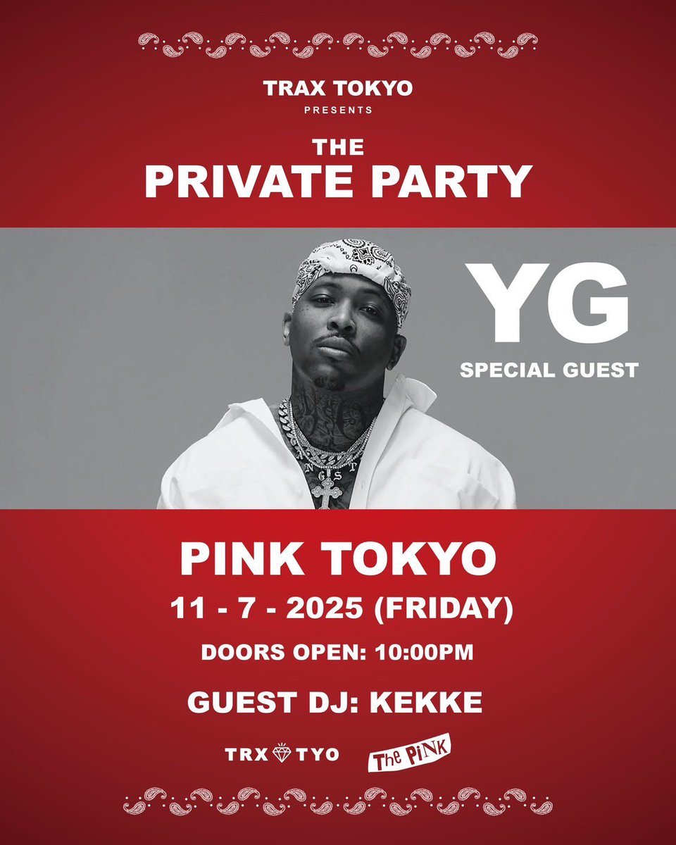 ※EventInformation※
🗓️ 2025/11/07(Fri)
🕋 東京 THEPINK TOKYO
🕙 OPEN 22:00〜4:30
🖥️the-pink.club
#ThePinkTokyo #EveryFriday
#東京 #新宿 #WCA #soundmate