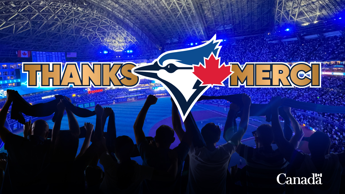 Canada's tweet image. Thank you @bluejays for an unforgettable season. You made Canada proud right to the very end. 🇨🇦💙