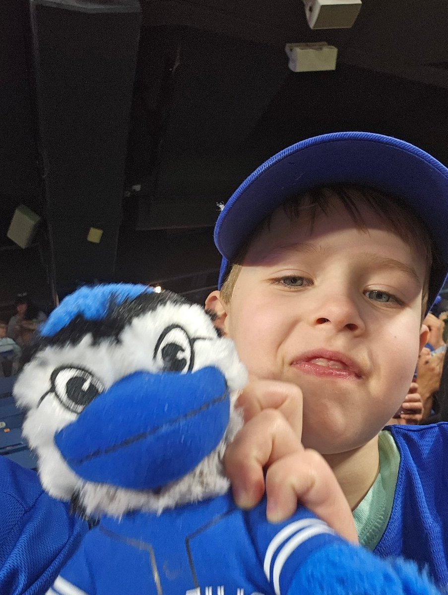 Been a proud <a href="/BlueJays/">Toronto Blue Jays</a> fan since I was this little guys age, just as proud tonight! What an impressive TEAM effort all season, was so fun to watch. 

Congratulations to the <a href="/Dodgers/">Los Angeles Dodgers</a>.