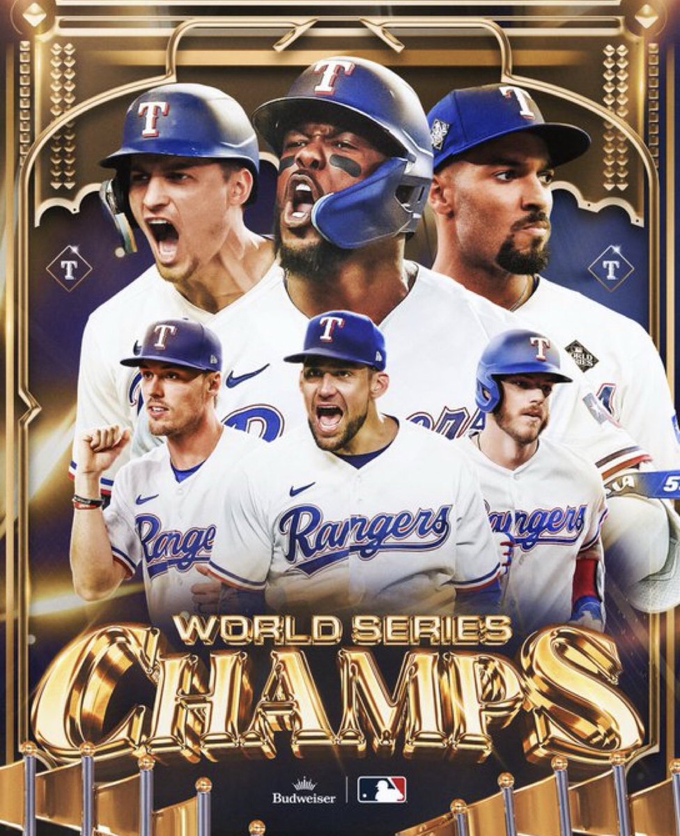 I think I speak on the behalf of EVERYONE when I say the Texas Rangers are going to win the World Series next year. Got it?
