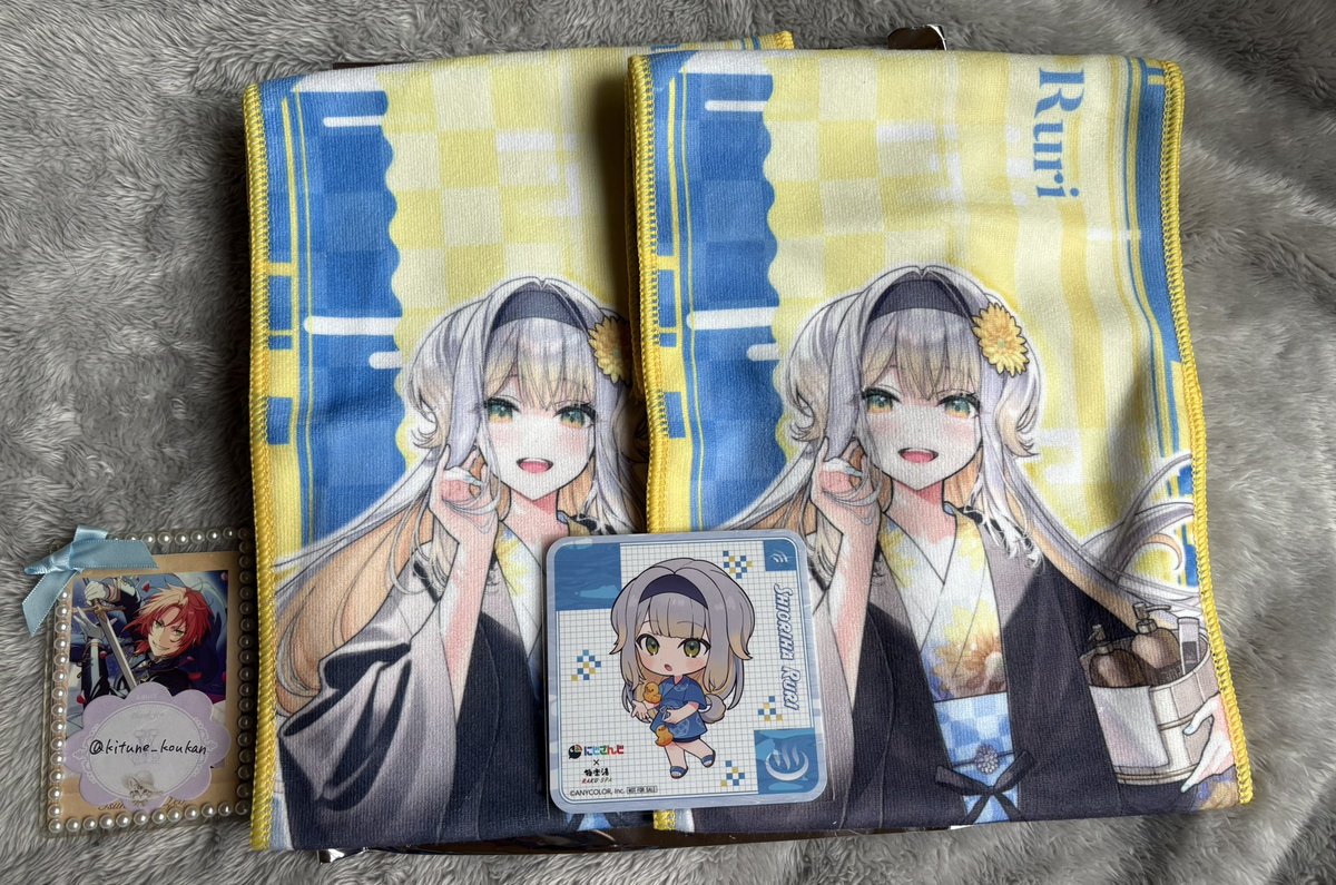 kitune_koukan's tweet photo. @mikohika こちら画像になります。追加でコースターもありましたので、赤髪の方と交換可能でしたらよろしくお願い致します。 https://t.co/46MJiOQtFv