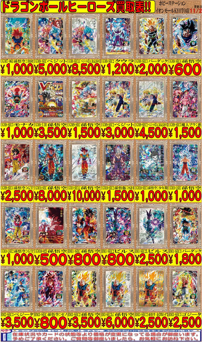 ホビーステーションイオンモールKYOTO店 on X