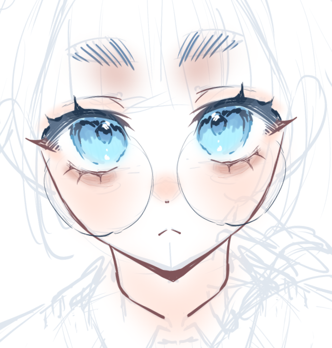 Eyebags WIP bc my sleep schedule has been absolute doo doo lately