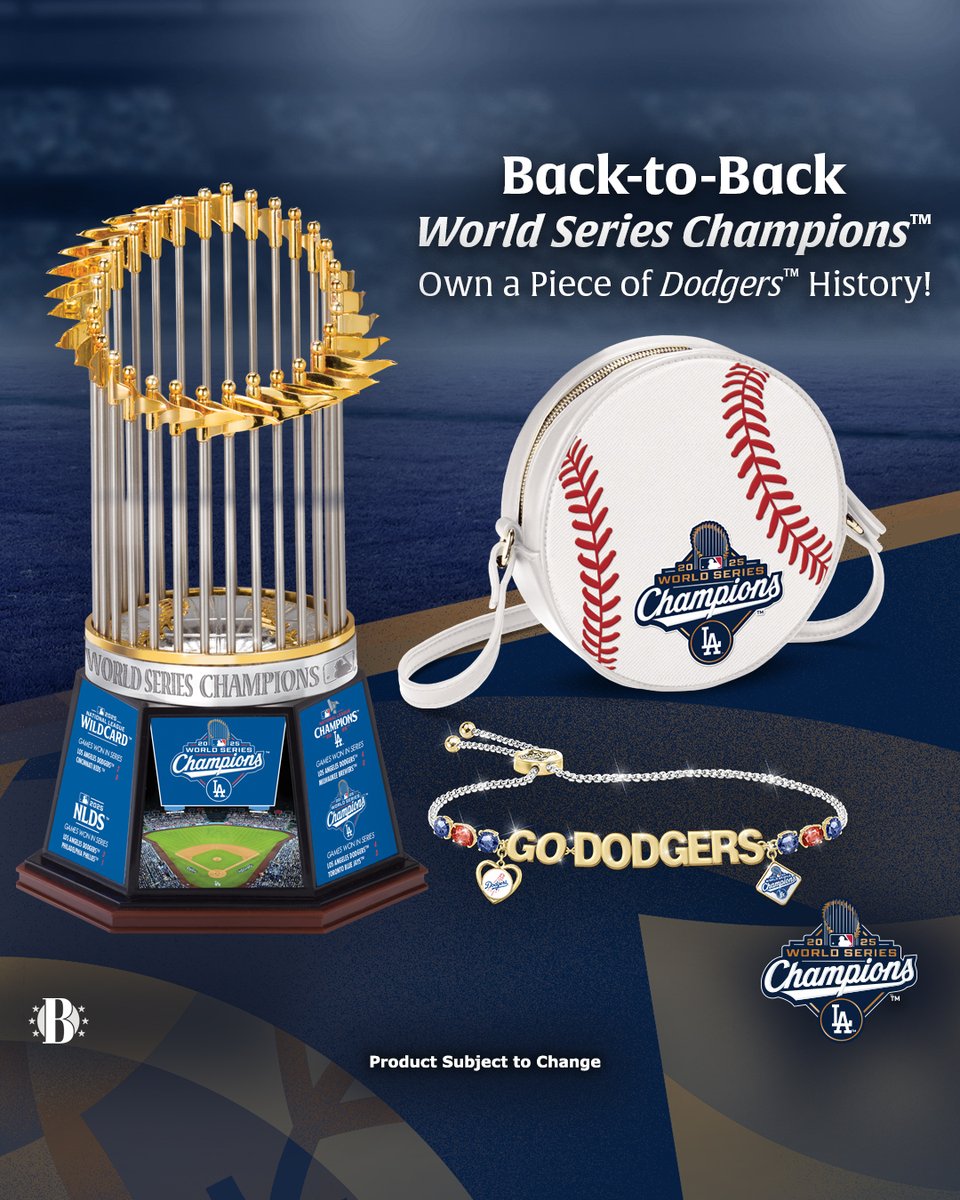 🏆 The Dodgers™ have done it again! Want to celebrate with the legendary team? 
Click to shop: bit.ly/43IuNb9

#MLB #WorldSeries #Dodgers