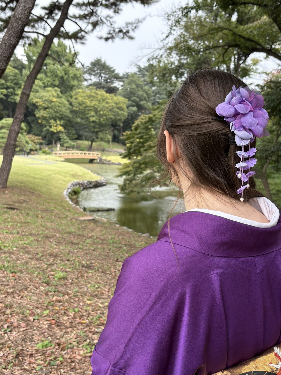 GirlPolley's tweet photo. ヨーロッパからのお客様と素敵な着物着付けセッションをさせていただきました✨🥰 https://t.co/KGwbe9gCtP