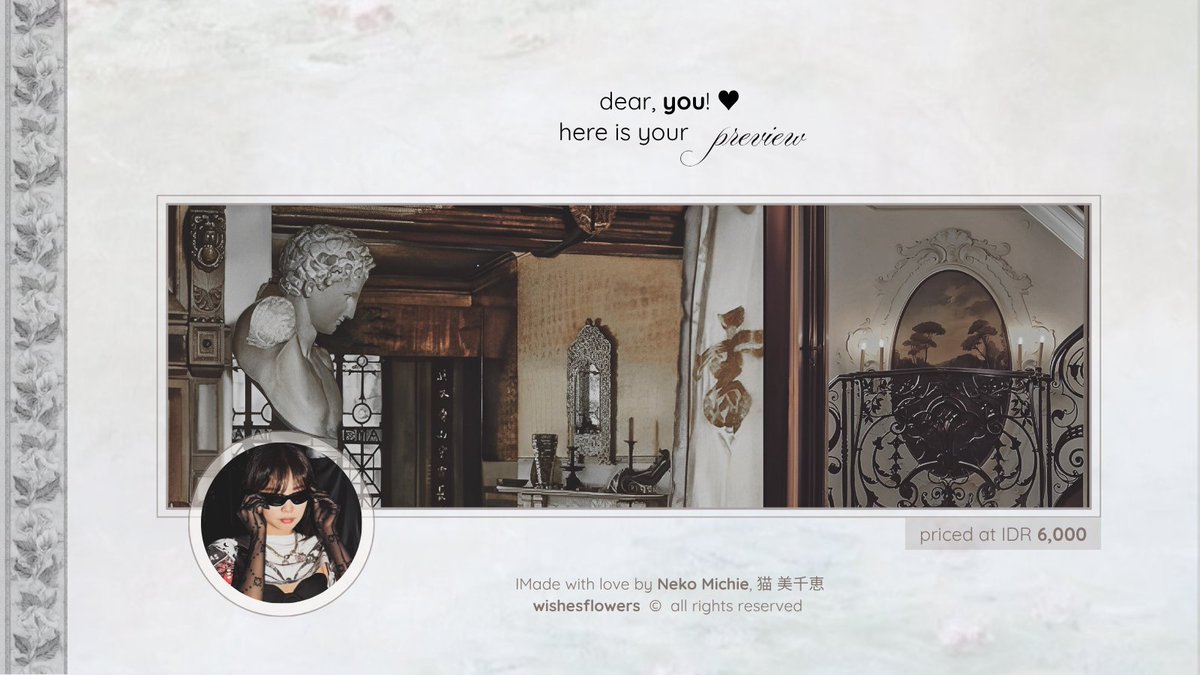 wishesflowers's tweet image. Help repost? Merci, amoré! ✦

Afternoon, my darlings. Here I present to you, 14 ready stock layout from Jennie Ruby Jane’s latest updates. All priced at IDR 6,000 and already available in JPNGs. Knock on my door if you are interested in making it yours! ✉️

#zonauang #zonajajan