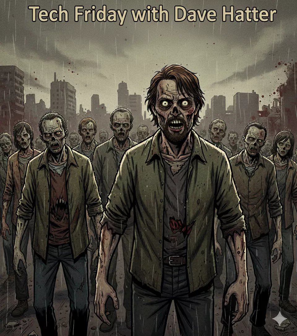 MattRSchaefer's tweet image. #TechFriday #DigitalApocalypse Edition: #TheWalkingTech #WalkingDeadTech #CyberApocalypse #DeepfakeInvasion #Grokipedia #ElonMusk #ZombieTech #Cybersecurity #Chinesehackers #StayHuman Keep #firewalls up! [@DaveHatter @intrustIT] 55krc.iheart.com/featured/brian…