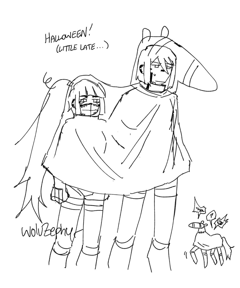 WolvZephyr's tweet image. innovative halloween costume idea