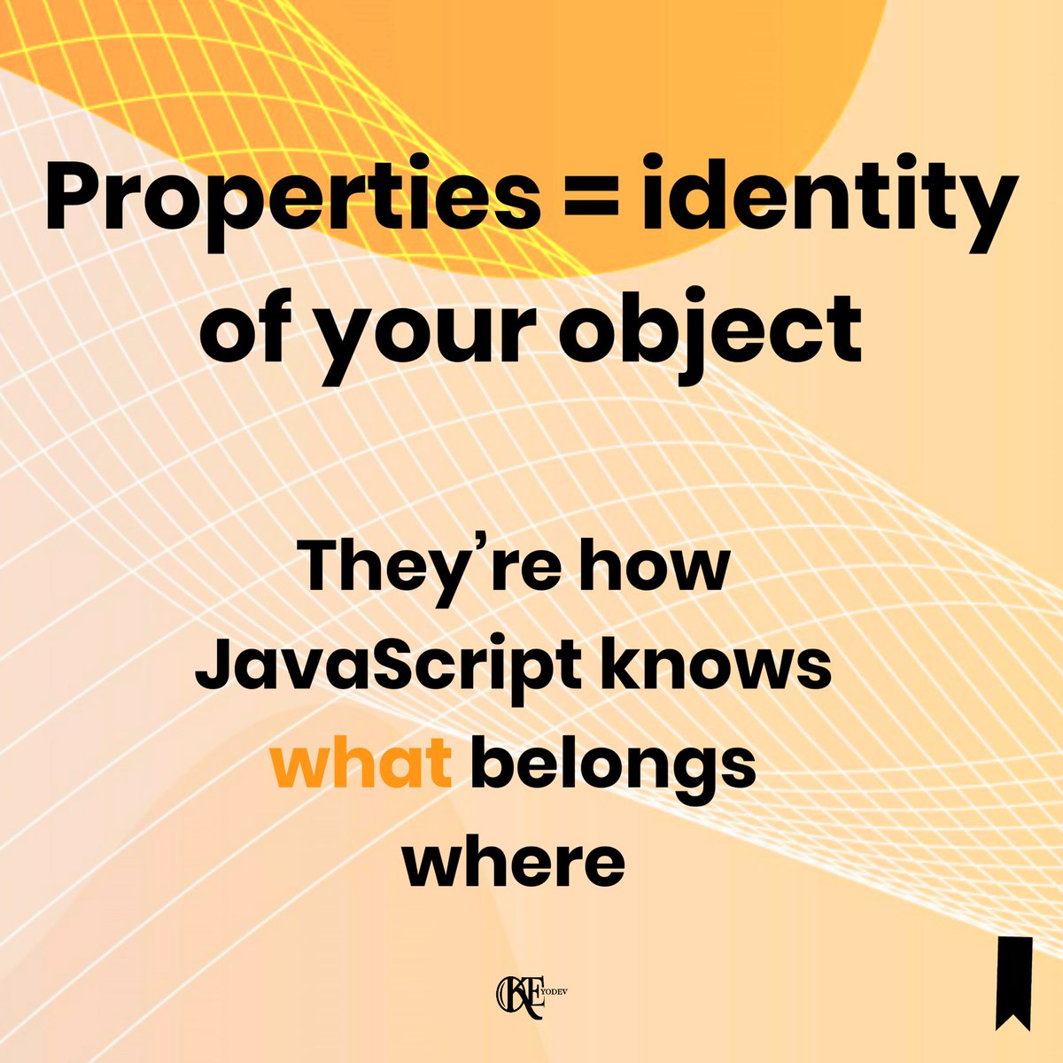 Okeyodev's tweet image. Day 30/90: Understanding Object Properties 🧠
🚗 What’s the first object you ever created in code? Drop it below! 👇
#JavaScript #100DaysOfCode #FrontendDev