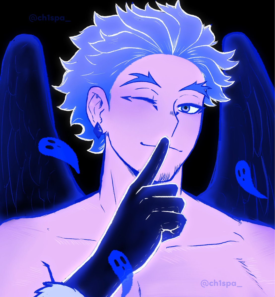 What secret is he trying to keep? I wonder 🤔