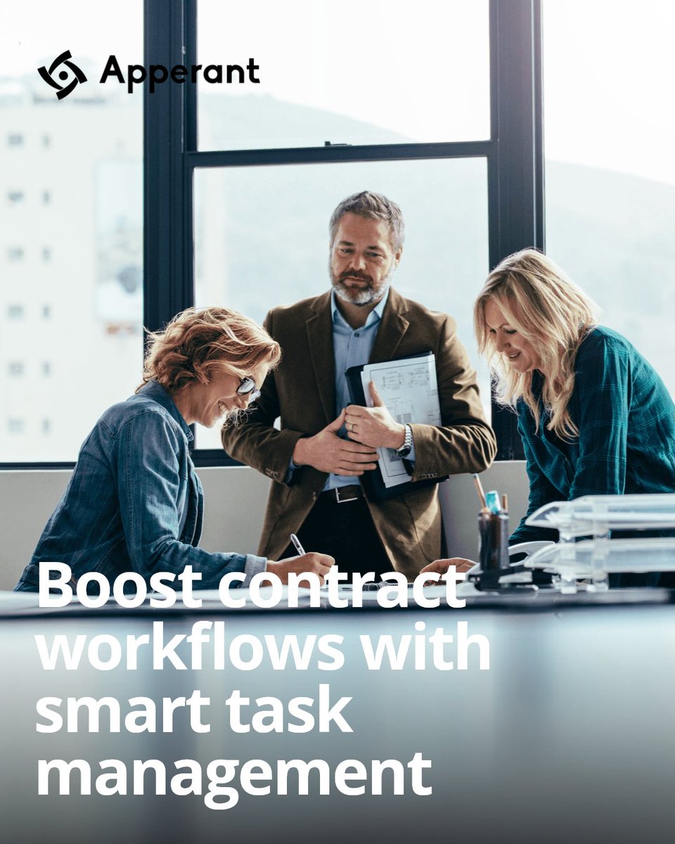 iBridgeLLC's tweet image. Smart task management boosts contract workflows: link tasks to obligations, use reminders, track progress. Apperant&apos;s AI improves contract handling. linkedin.com/in/deshurs/ #iBridge #ContractManagement #TaskManagement