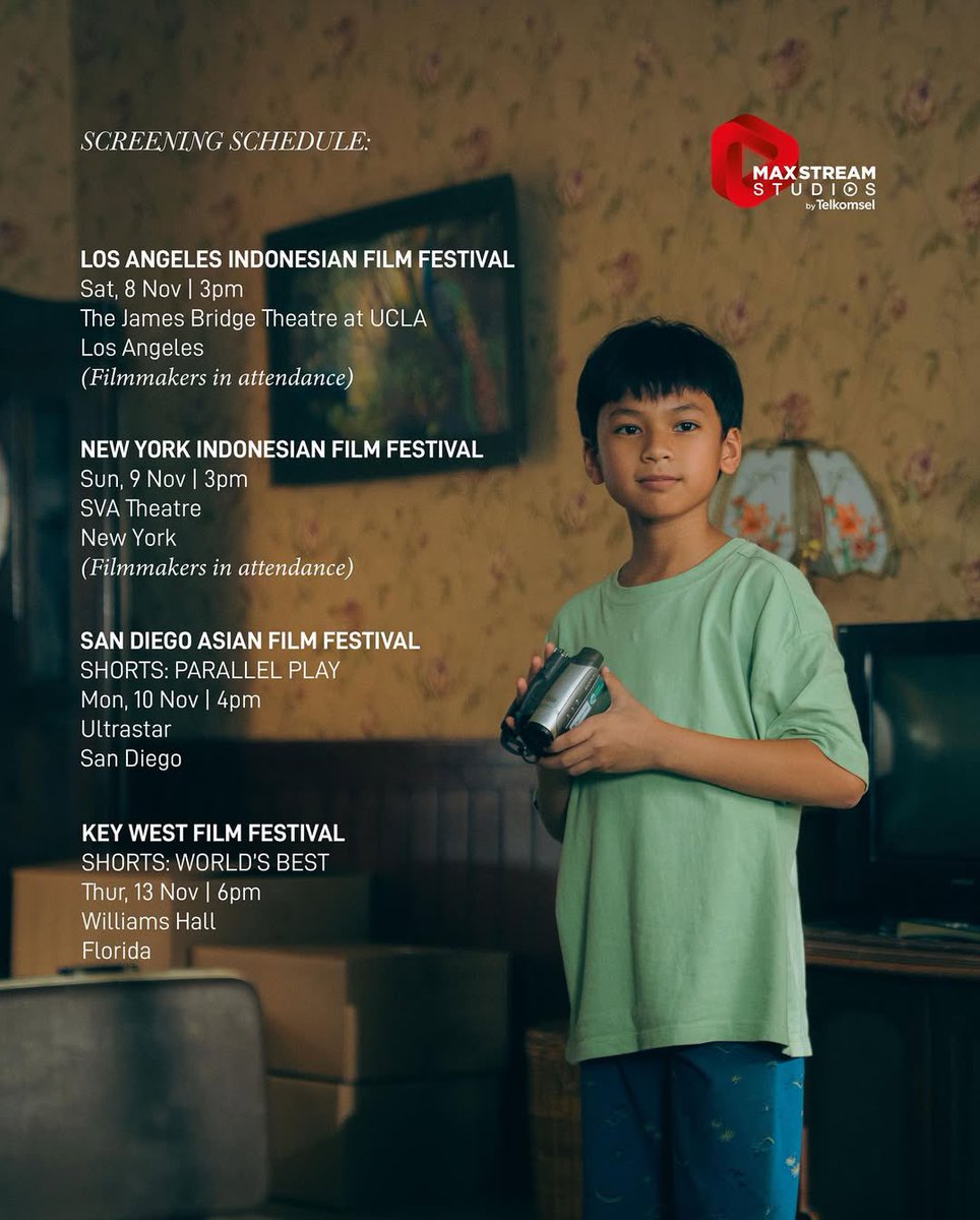 Khozy Rizal’s ‘LITTLE REBELS CINEMA CLUB’ will have a U.S. trip screenings this November in Los Angeles, New York, San Diego, and Florida.

The short film is now eligible to be submitted for Oscar consideration.