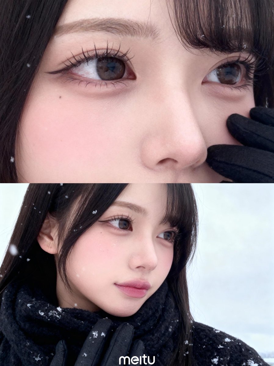 uru__xy's tweet image. やってみた❄️