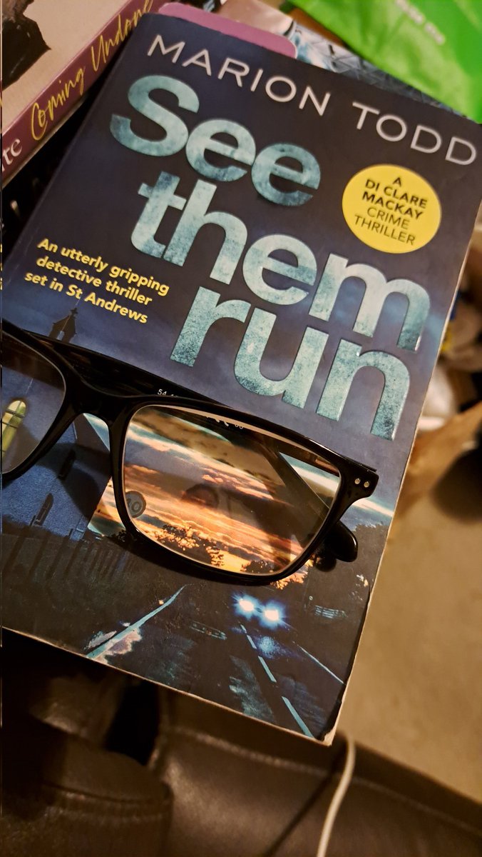 CR = SEE THEM RUN
By <a href="/MarionETodd/">Marion Todd</a> 
What a start to a new series for me !
This book has really grabbed me, so much so that I was doing the thing of having one eye closed to try and keep focus with the other one as I was so tired last night but didn't want to stop reading 😆