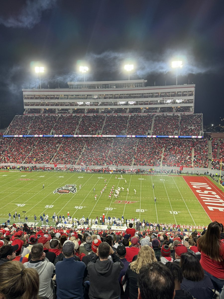 You can blame the defense. You can blame Gideon. You can blame settling for field goals.

But you need to blame me.

Instead of watching a road game from my recliner like always, I decided to make the trip to Raleigh. I am personally responsible for what happened on the field