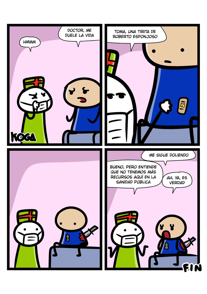 Yo también quiero una tirita de Roberto Esponjoso #comics #mierdicomics