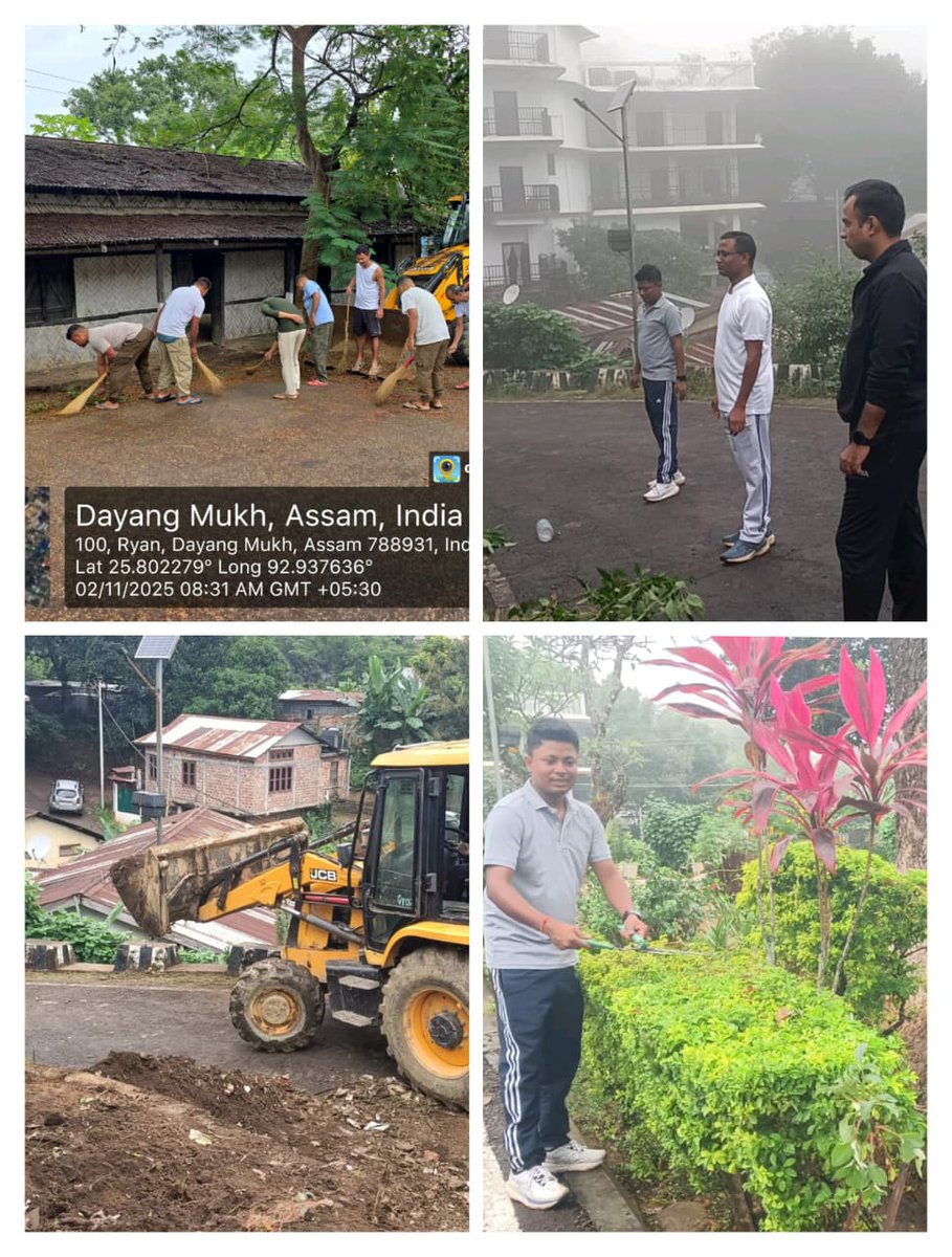 DimahasaoPolice's tweet image. A cleanliness drive is undertaken today across all police establishments in Dima Hasao District, highlighting our shared sense of duty towards a clean and organized workspace and environment. @assampolice @DGPAssamPolice @HardiSpeaks @DimaDipr @swachhbharat