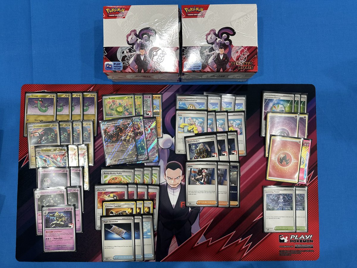 Lost in asymmetrical at Brisbane Regionals. Don’t play Dragapult ex because it sucks 💀 Same 60 as winner of last week but only functions on a good day.