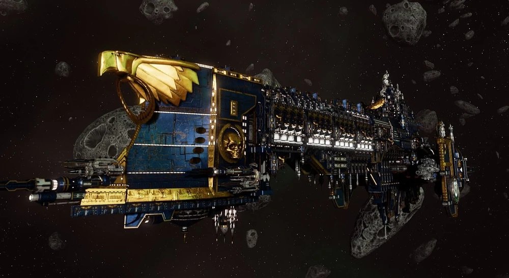 GreysLibrary's tweet image. 【ウォーハンマー設定解説】〈マクラーグの栄光〉：優等生旗艦の「波乱万丈」な生涯
①創設：完璧な優等生の完璧な船
マクラーグズ・オナーは、〈総主長〉ロブート・グィリマンとウルトラマリーン軍団の旗艦として建造されたグローリアナ級戦艦である。…