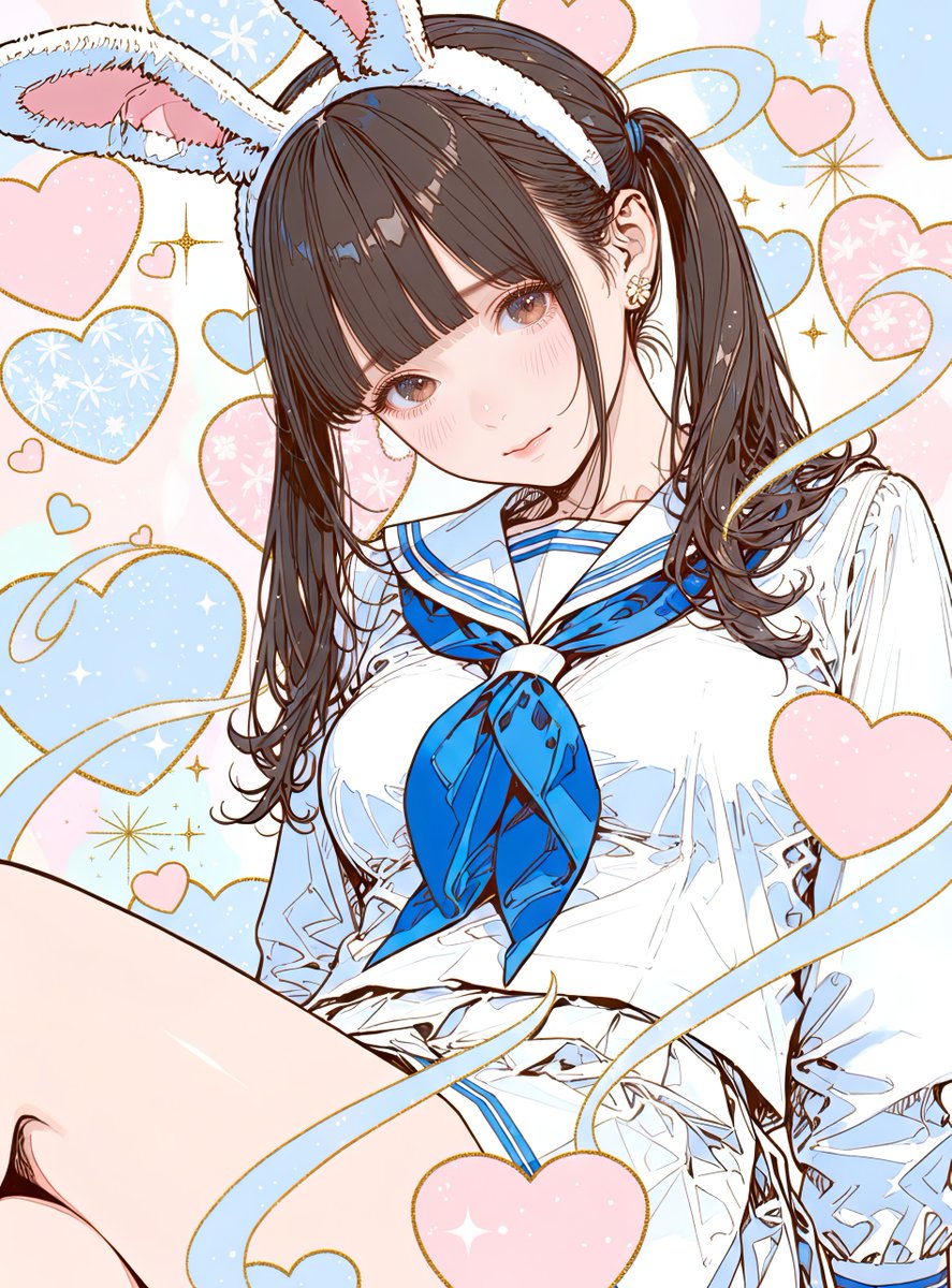 uki_hajime's tweet image. 🩵🐰🩷