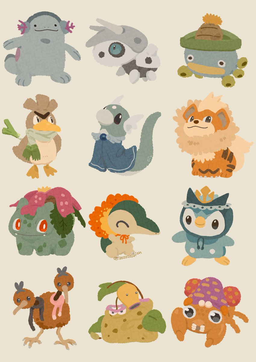 進化モチーフまとめ🧣