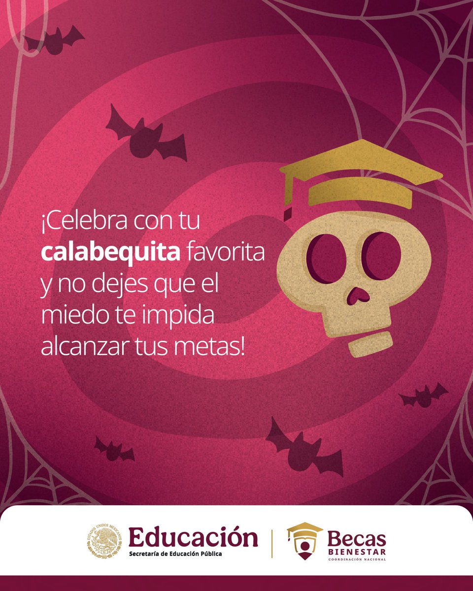 Empezó noviembre y la huesuda llegó directo a preguntar "¿dónde está la Coordinación Nacional de Becas Benito Juárez? , que un apoyo para estudiar quiero solicitar" 

Tuvimos que explicarle que ese nombre ya murió.