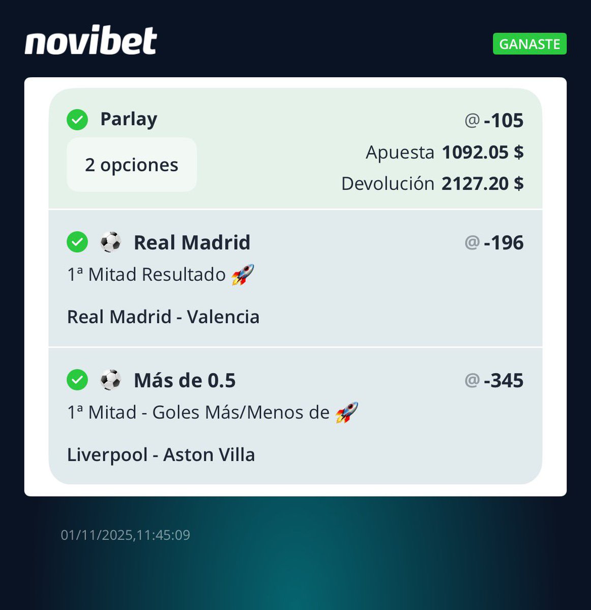 Homero_Picks's tweet photo. Lo logramos mis Homeros 😭✅

El reto de $500 que era a 2,500 pero llegamos a mas de 3,300 🤩✅

En tres pasos logramos ganar este primer reto 🫵✅

 Es momento de agradecerles ❤️ se vienen 3 refiles de $200 💰

Solo tienen que seguirme dar ❤️ y un comentario mis Homeros 🍻🍻 https://t.co/k1TepI4g4f