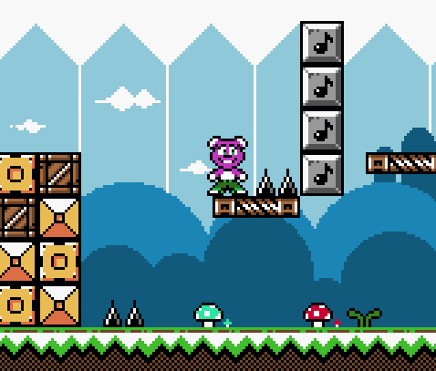 allalonegamez's tweet photo. It's crazy the #pixelart you can achieve on the #gameboy color. A sequel to this game will be released maybe one day. But now, I am focusing on my #Metroidvania made with #gbstudio . You can pre-order the game, the link is in my profile. The game will come to #Analoguepocket too. https://t.co/rhvm4WWJ6K