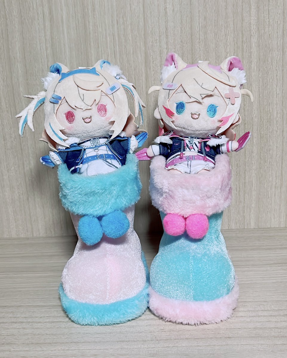 色がふわもこ過ぎて買ってしまった🩵🩷
可愛い〜〜〜〜😘😘😘😘