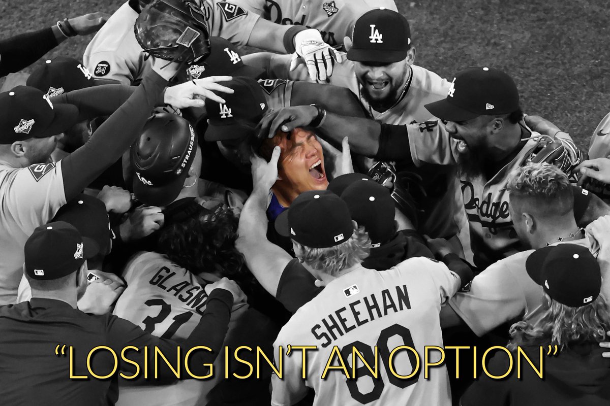 And he meant that shit 
#LetsGoDodgers