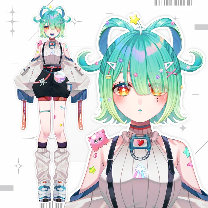 前からちょこちょこ描き進めていた子が完成 モデリング完了したらnizimaにて販売予定です! 12月には完成させたい!差分ももりもりで10万くらいの予定! #魂募集