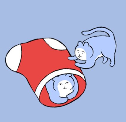 「実はクリスマスのスタンプを作りました [ぶぶちよスタンプ クリスマス]」|bubuchiyoのイラスト