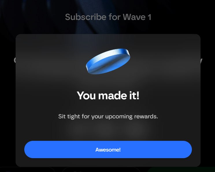 🪂 <a href="/MMTFinance/">MomentumⓂ️Ⓜ️T</a> Airdrop wave 1 subscription is live
airdrop.mmt.finance
>Connect wallet
>Link X
>Click “Subscribe for TGE"

Do this if u participated 
Ends Tomorrow