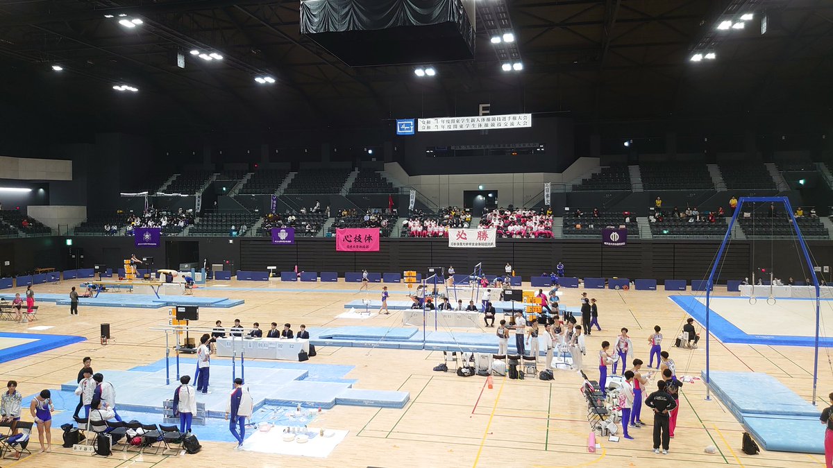 ueccheru's tweet photo. 体操競技の写真撮影
昨日と今日は関東学生新人体操競技選手権大会／交流大会@日環アリーナ栃木です。 https://t.co/kNHrog8V5C
