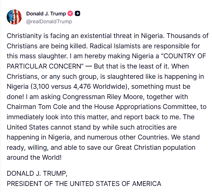 biafra4ever's tweet photo. If anyone is still feigning ignorance of the handwriting on the wall concerning the imminent dismemberment of Nigeria, such a person needs prayers, as his case of daftness is beyond comprehension.
#MULTIPOLARISM
@BRICSinfo
@aonanuga1956
@realFFK
@DokunOjomo
@samomatseye
@AKakanfo
@NoNonsensezone
@Onlineguru
@funshographix
@lagospedia
@KadunaResident
@lshaofficial
@followlasg
@Oolusegun_obj
@pastorwf_kumuyi
@PastorEAAdeboye
@pauladefarasin
@REAL_DKOLUKOYA
@MobilePunch
@channelstv
@ARISEtv
@daily_trust
@AIT_Online
@NigeriainfoFM
@tvcnewsng
@TheNationNews
@nigeriantribune
@GuardianNigeria
@vanguardngrnews
@DailyPostNGR
#ThisIsNot1967
#WeRejectNigeria
#EndNigeriaNowToSaveLives
#BiafrExit
#BiafraReferendumNow
#FreeMaziNnamdiKanu
#ReferendumIsNotWar
#MaziNnamdiKanuIsRight
#Oct2025
#MNKOct20
#FreedomForMNK_Oct20_25