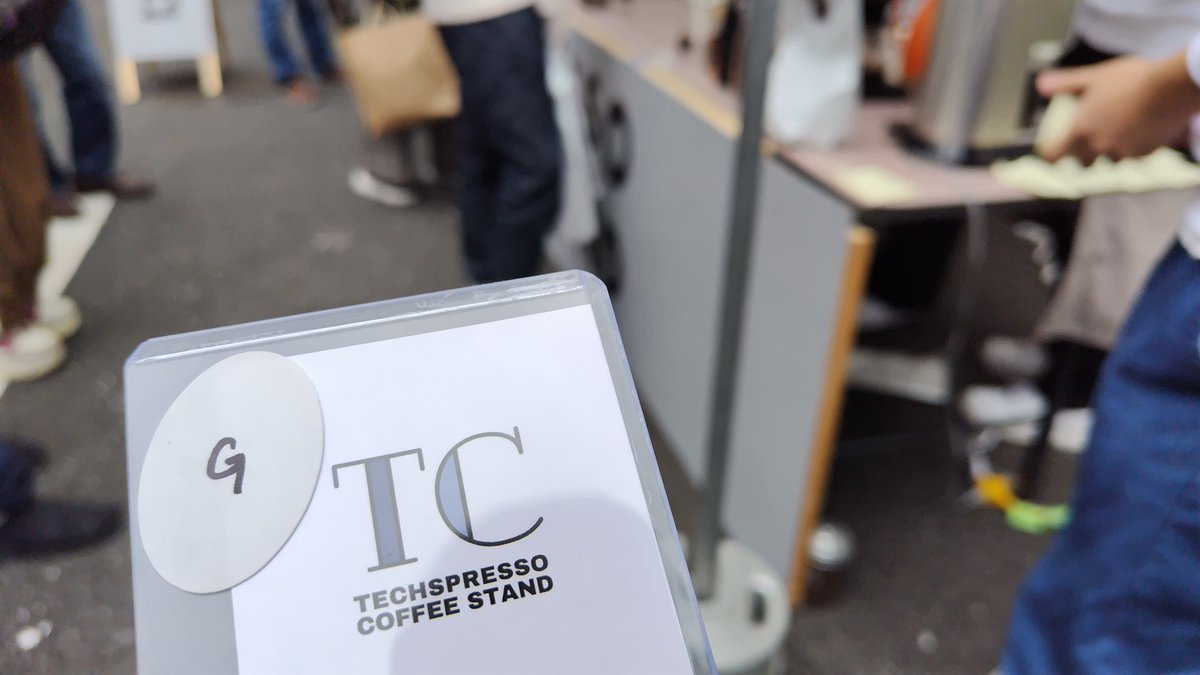 今年も友達がやってるコーヒーの出店きたよ〜！！