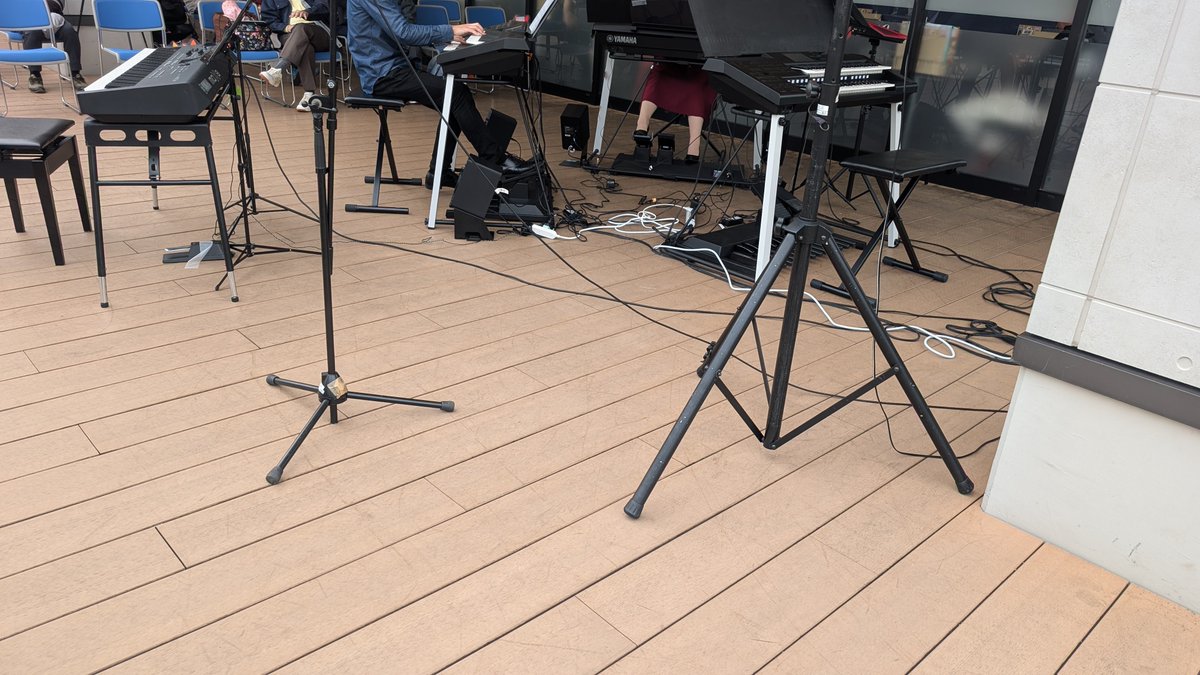 soundscape_el's tweet photo. 2回目の公演も、まもなく終わり。天気も味方してくれて、メンバーも楽しく演奏できたと思います。 https://t.co/SyOPpAc8cj