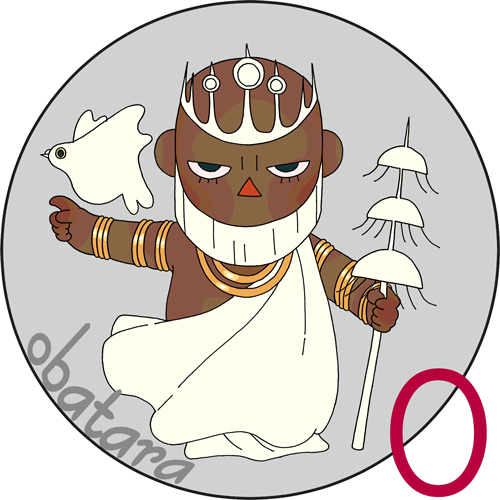 saruesyokai's tweet image. ～カリブの神話でわかるあなたの運勢～
【オリチャ占い：11月の占い結果】

生年月日の各数字（1桁ずつ）を合計し、８で割った「あまりの数」が「０」のあなたの守護オリチャ（精霊）は「知性」をつかさどるオバタラです。

守護オリチャがオバタラの人の運勢はこちら！
saruebooks.com/oricha/obatara……