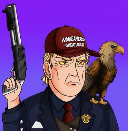 Had to support my husbands project and grab a few 🥰 go check em out. 7xrp to mint. #MAGA #XRP <a href="/MAGAmericaXRP/">MAGAmerica</a>